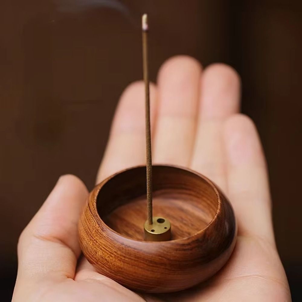 Home Fragrance Miniso - Mini quemador de incienso de madera