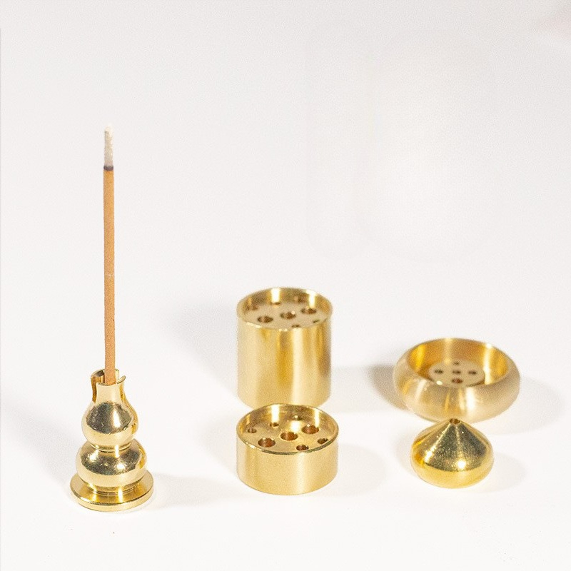 Home Fragrance Miniso - Quemador de incienso de latón para