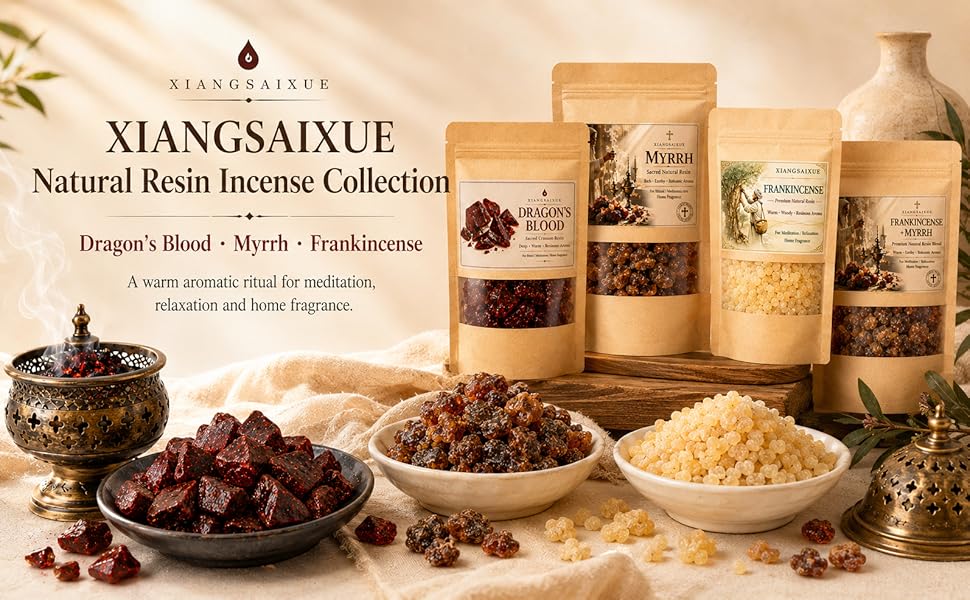 Home Fragrance Types - Incienso de Resina Natural, Varios Tipos: