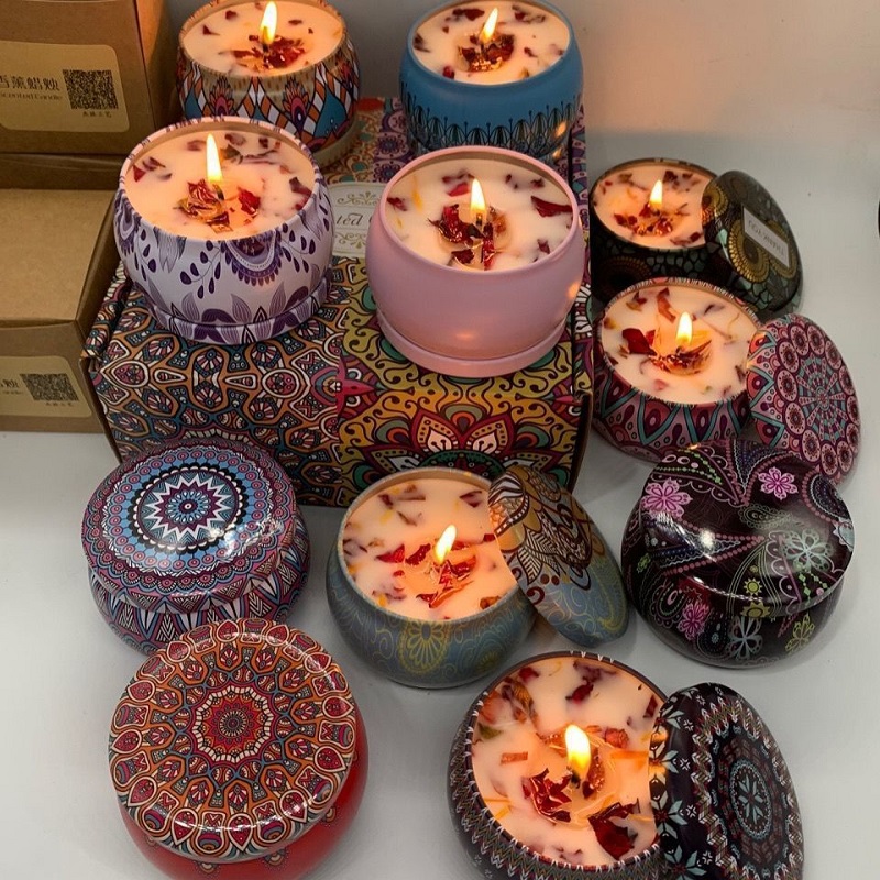 Soy Wax Flake - 1/4PCS Velas Aromáticas Vintage, Velas de