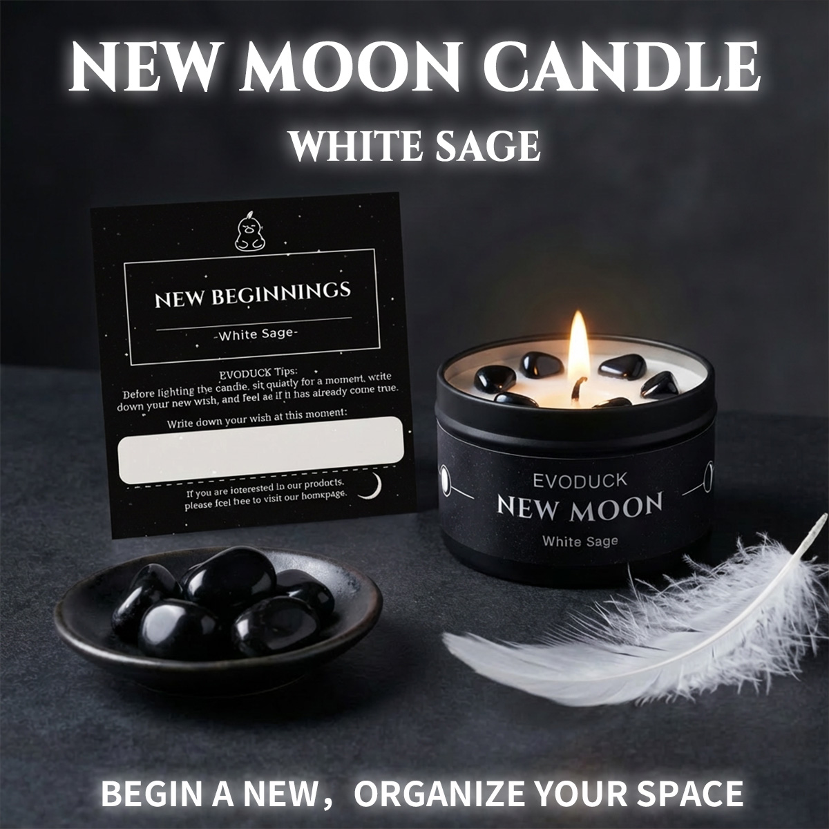 Vela Aromática Luna Nueva de 3 - Soy Wax Flake reseña y precio