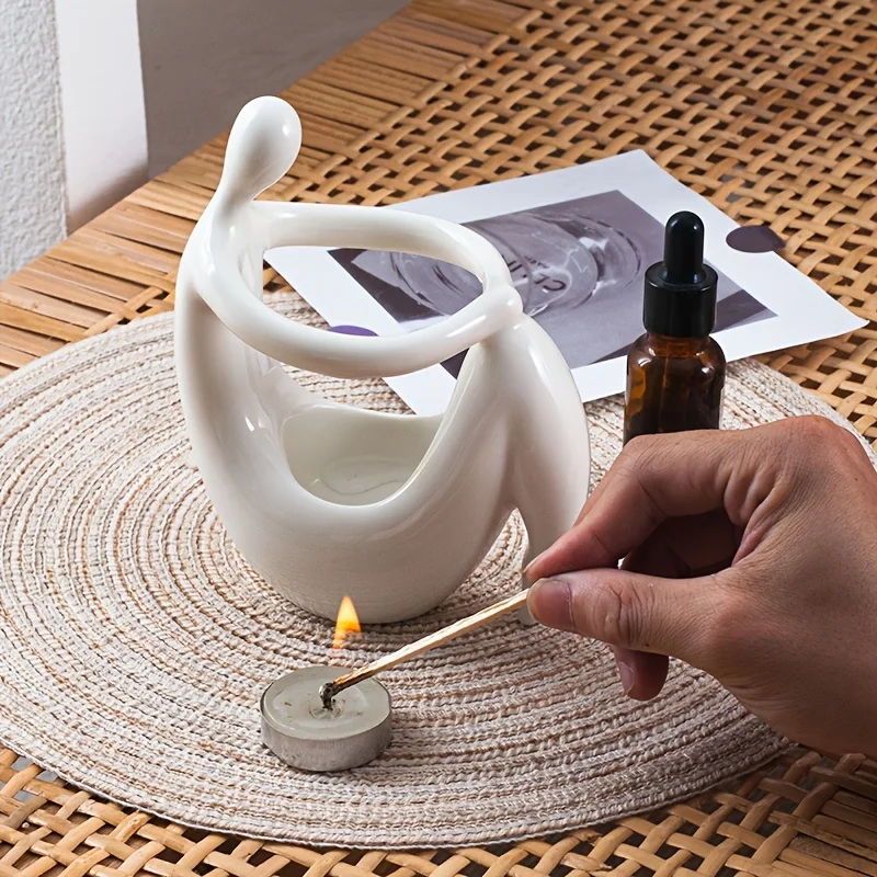 Quemador de incienso de cerámi - Home Fragrance Oil Burner reseña y precio