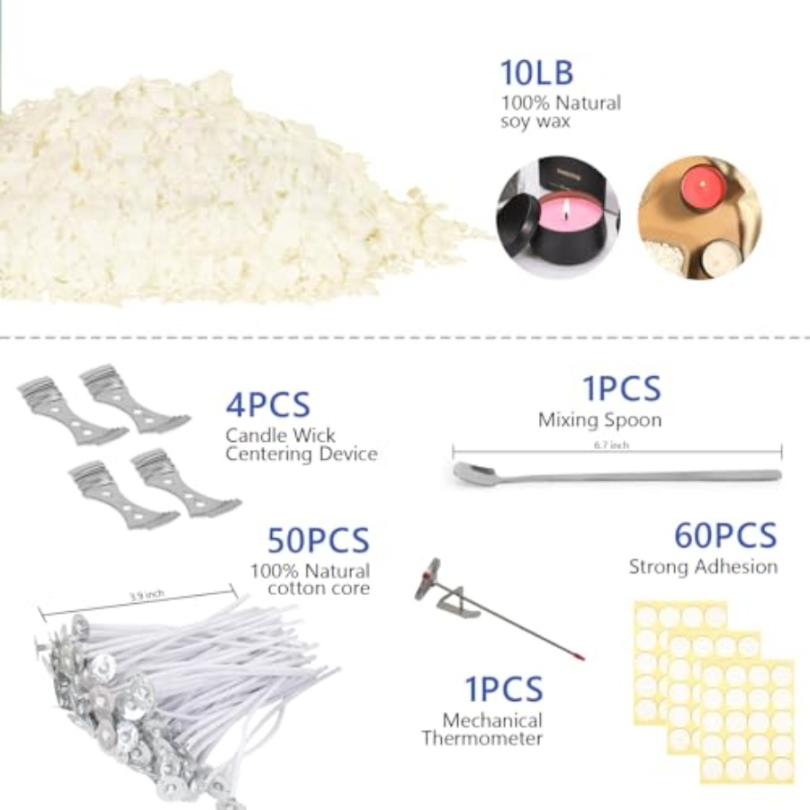 Kit de Suministros para Hacer  - Soy Wax Flake reseña y precio