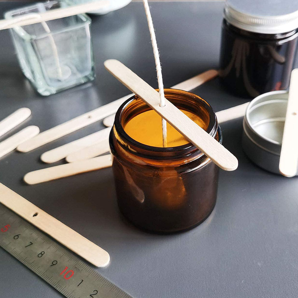 100 unids/bolsa mechas de vela - Soy Wax Flake reseña y precio