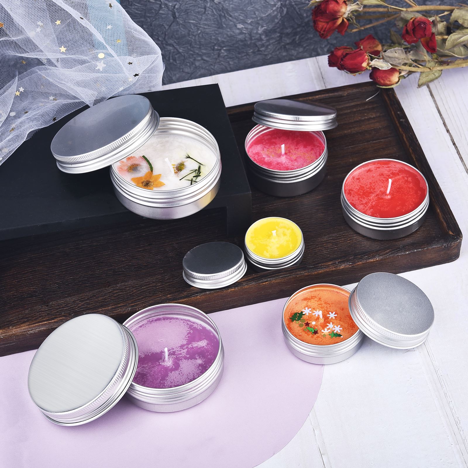 Tinte de cera para velas, 2g,  - Soy Wax Flake reseña y precio