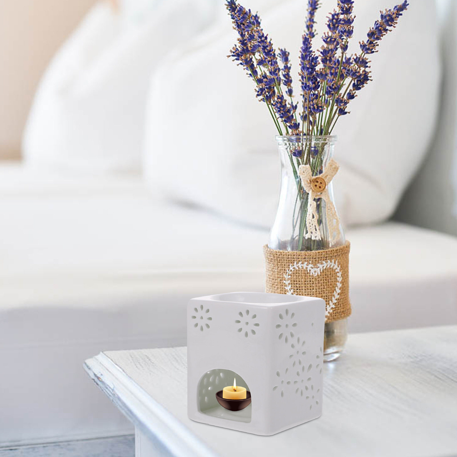 Lámpara de Aromaterapia Delica - Home Fragrance Oil Burner reseña y precio