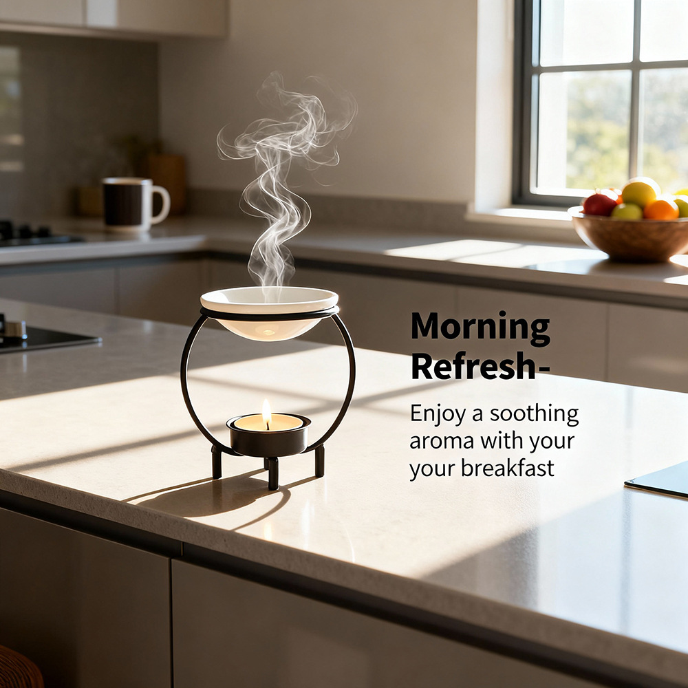 Portavelas Aromático de Hierro - Home Fragrance Oil Burner reseña y precio