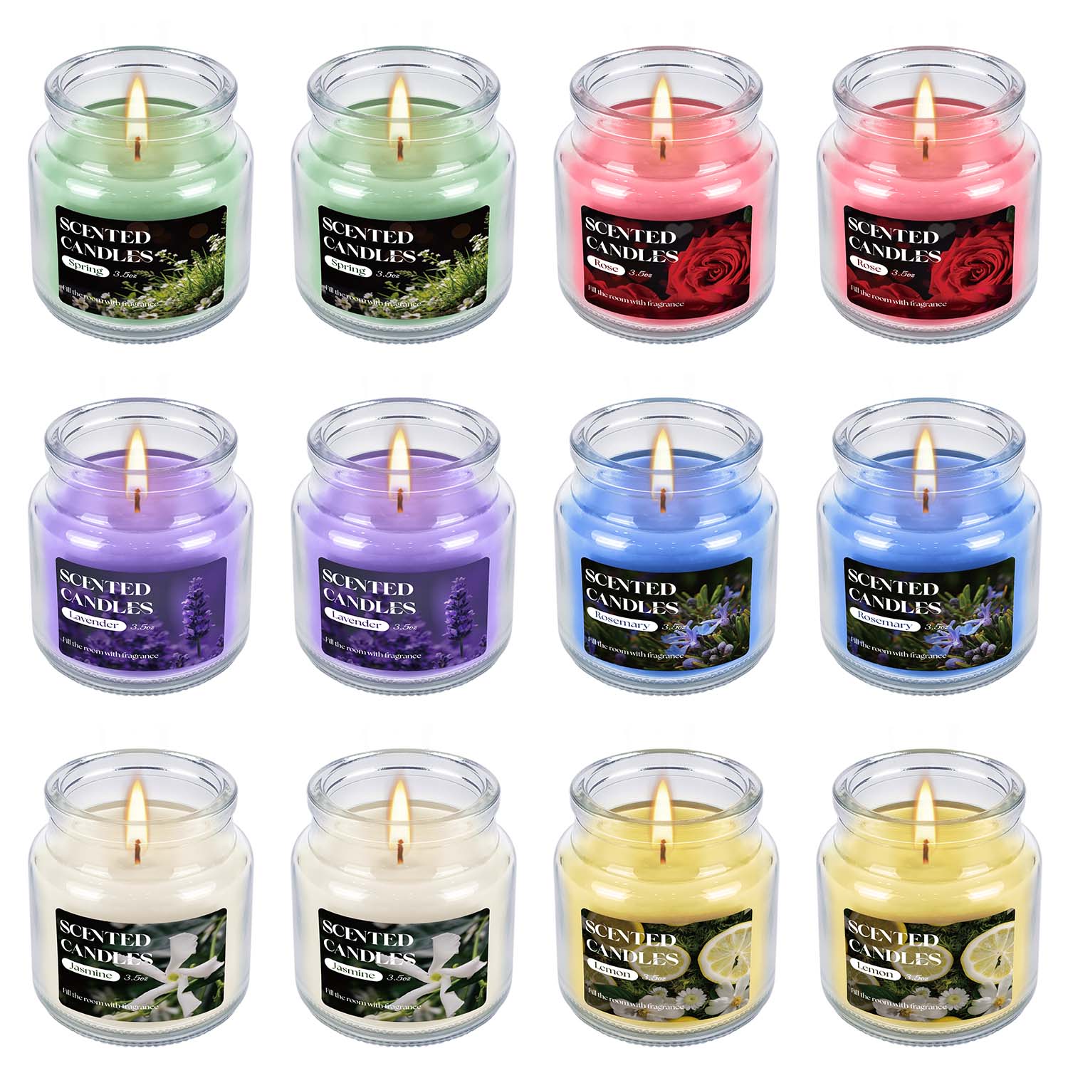 Paquete de 12 Velas Pequeñas G - Home Fragrance Options reseña y precio